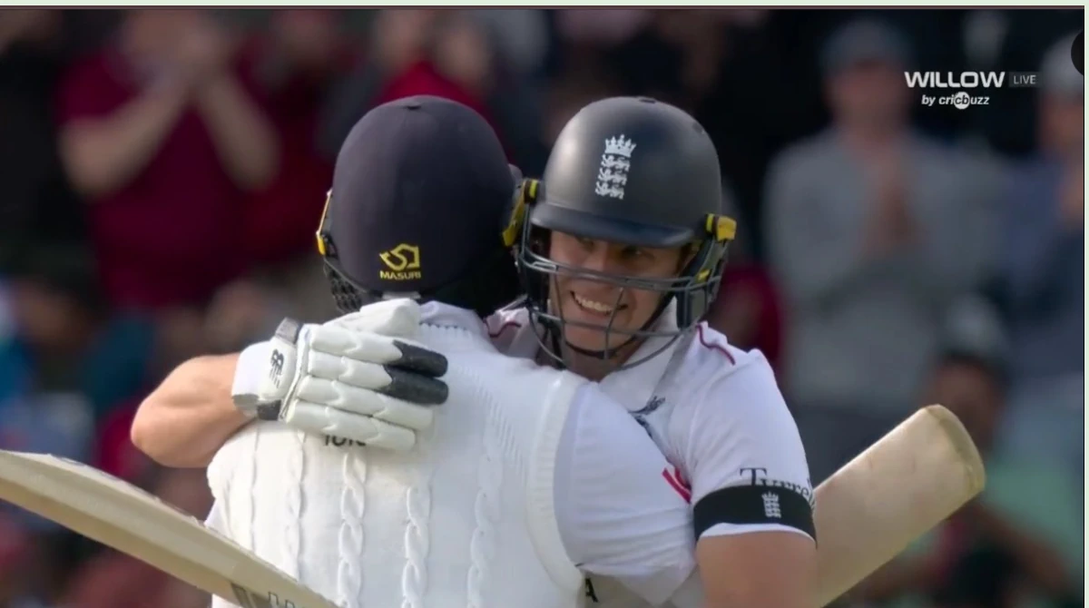 England cricket team celebrates historic chase against India at Headingley 2025
