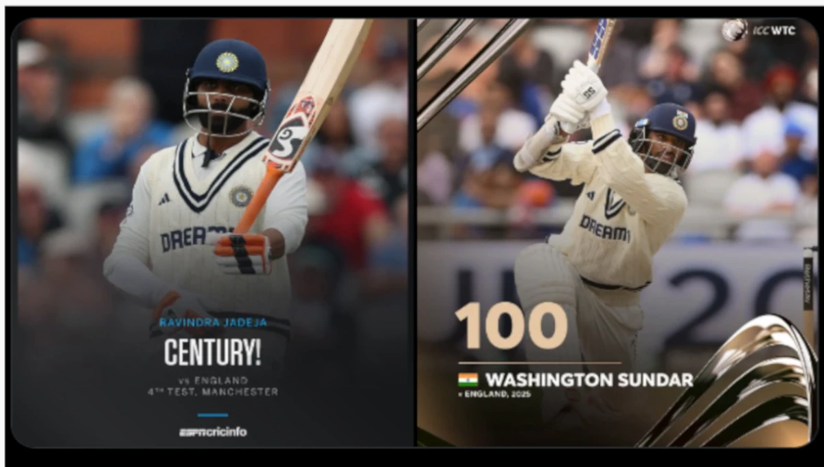 Three Centuries at Old Trafford: Gill, Jadeja & Sundar Force Historic Draw Against England